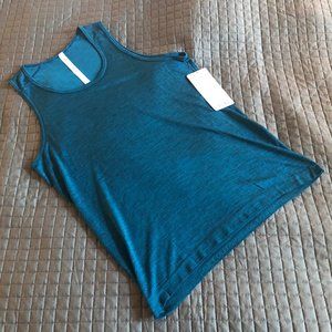 Lululemon Blue Metal Vent Tech Surge Tank Medium